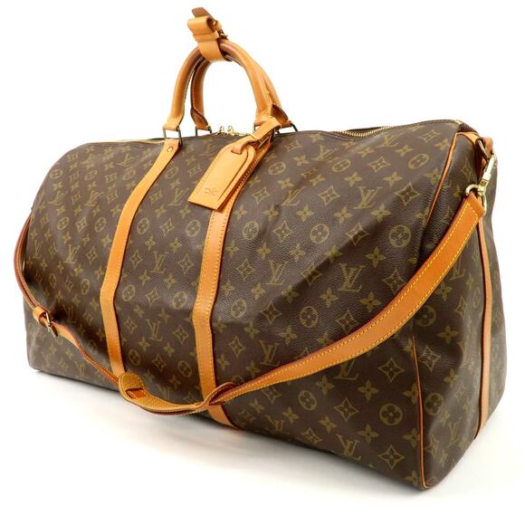 💎✨Authentic✨💎Louis Vuitton Monogram Keep All Bandouliere 60 Boston Bag - Picture 4 of 16